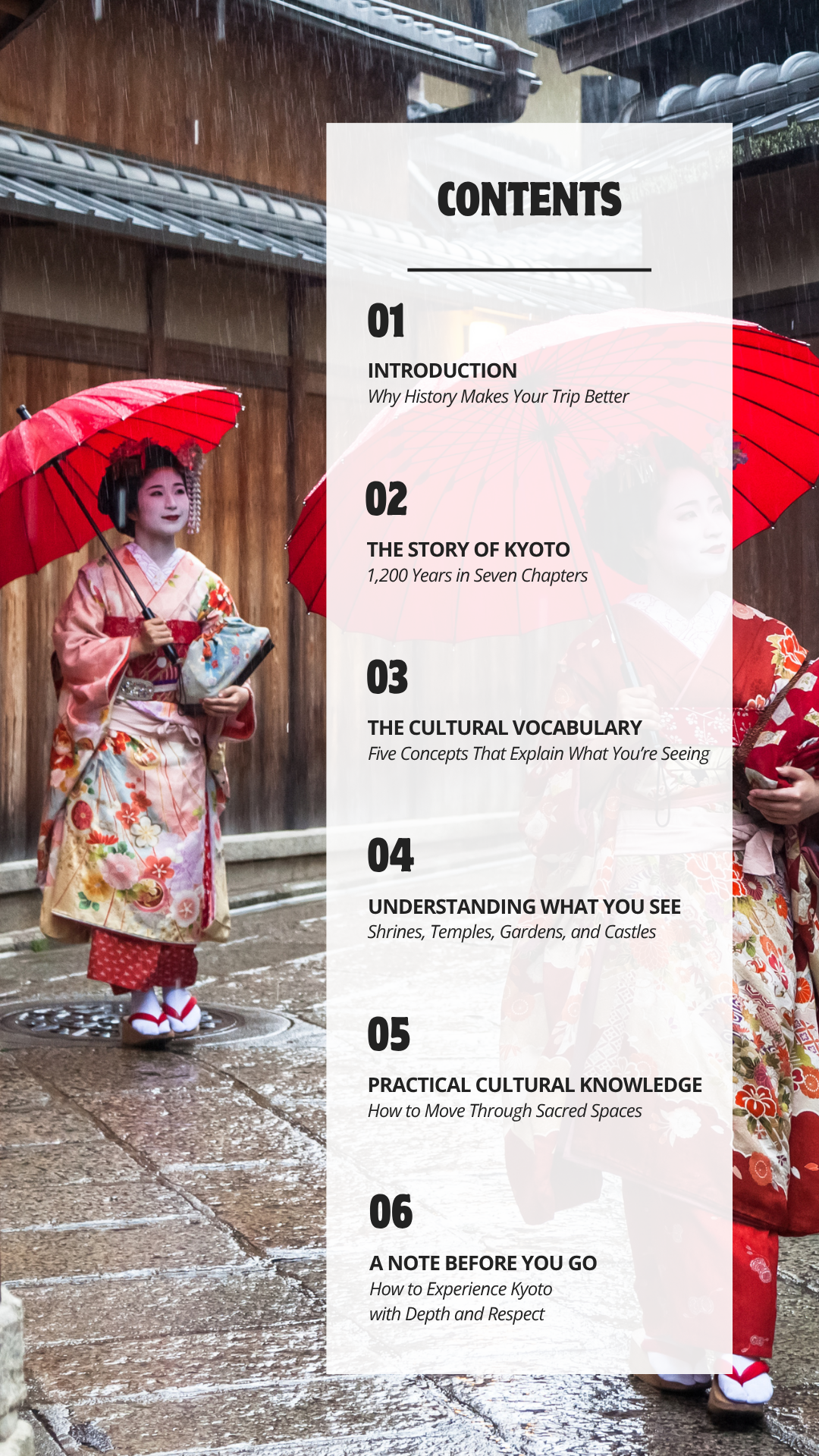 KYOTO Sights &amp; Flavours：CENTRAL KYOTO EDITION